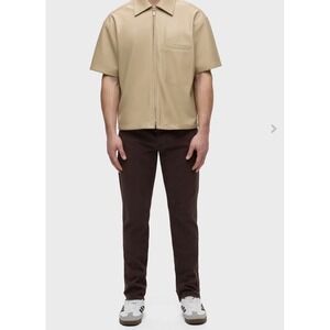 Hudson Blake Slim Straight Mens Pants Brown Mauve Size 36 Twill‎ Chino 5-Pocket